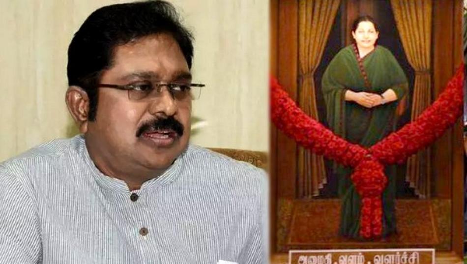 Why was Jayalalithaa portrait opened in an emergency? - TTV Dhinakaran explain